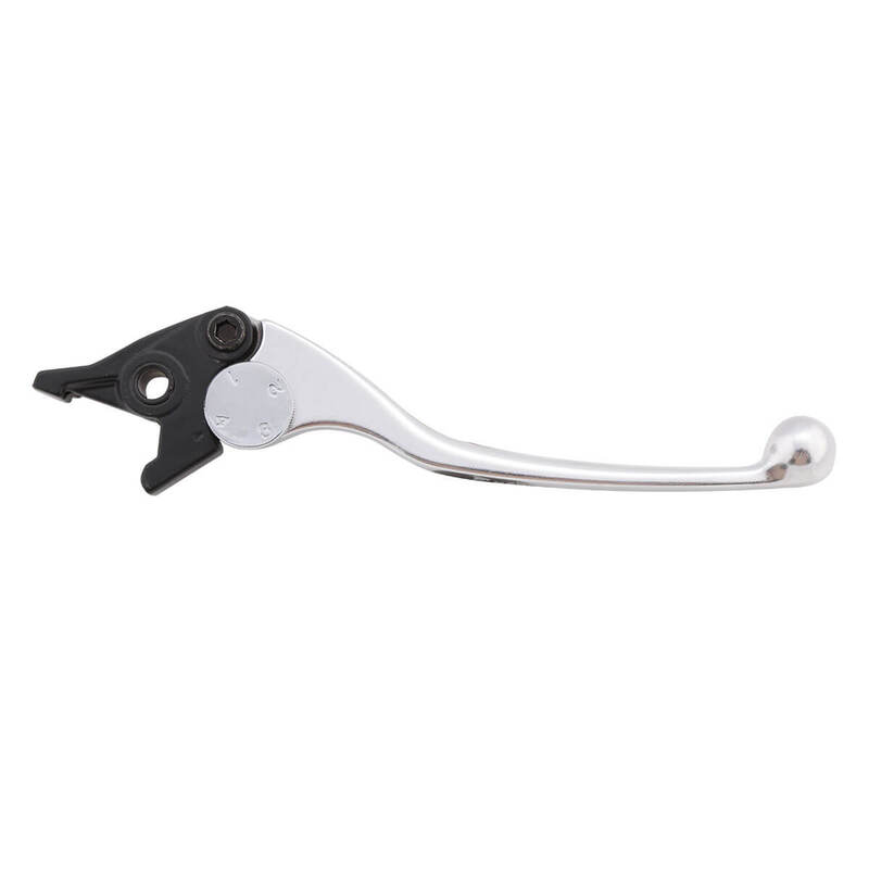 HIGHSIDER smart type BC 420 Levier de frein de réparation argent/noir Avec ABE, réglable (1pc)
