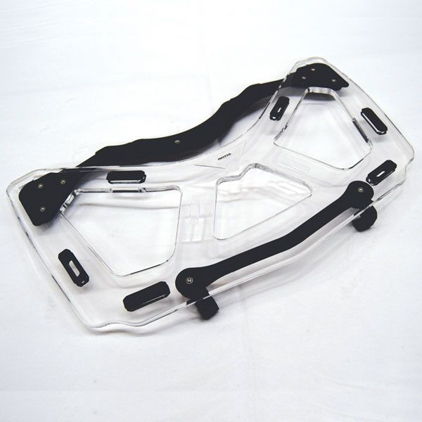 Porte-bagages pour topcase BMW K 1600 GTL (10-22), PMMA, transparent