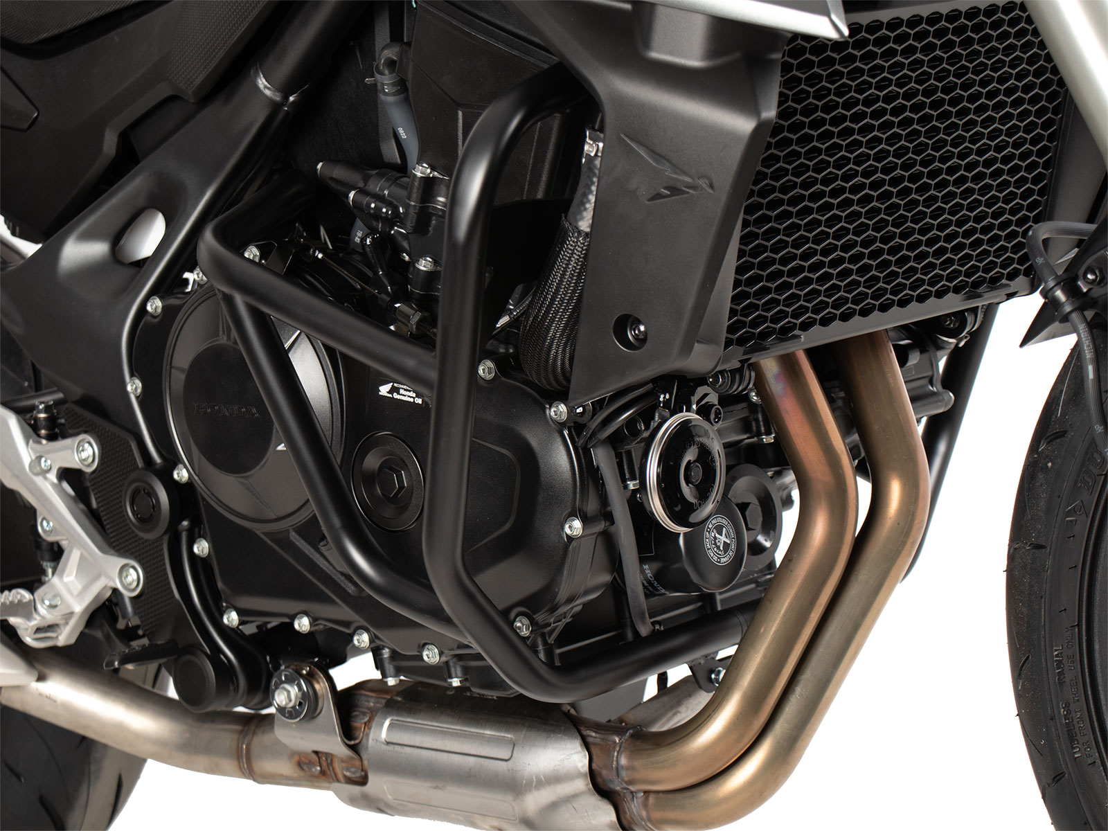 Arceau de protection moteur "Solid" noir pour Honda CB 750 Hornet (23-) Hepco & Becker