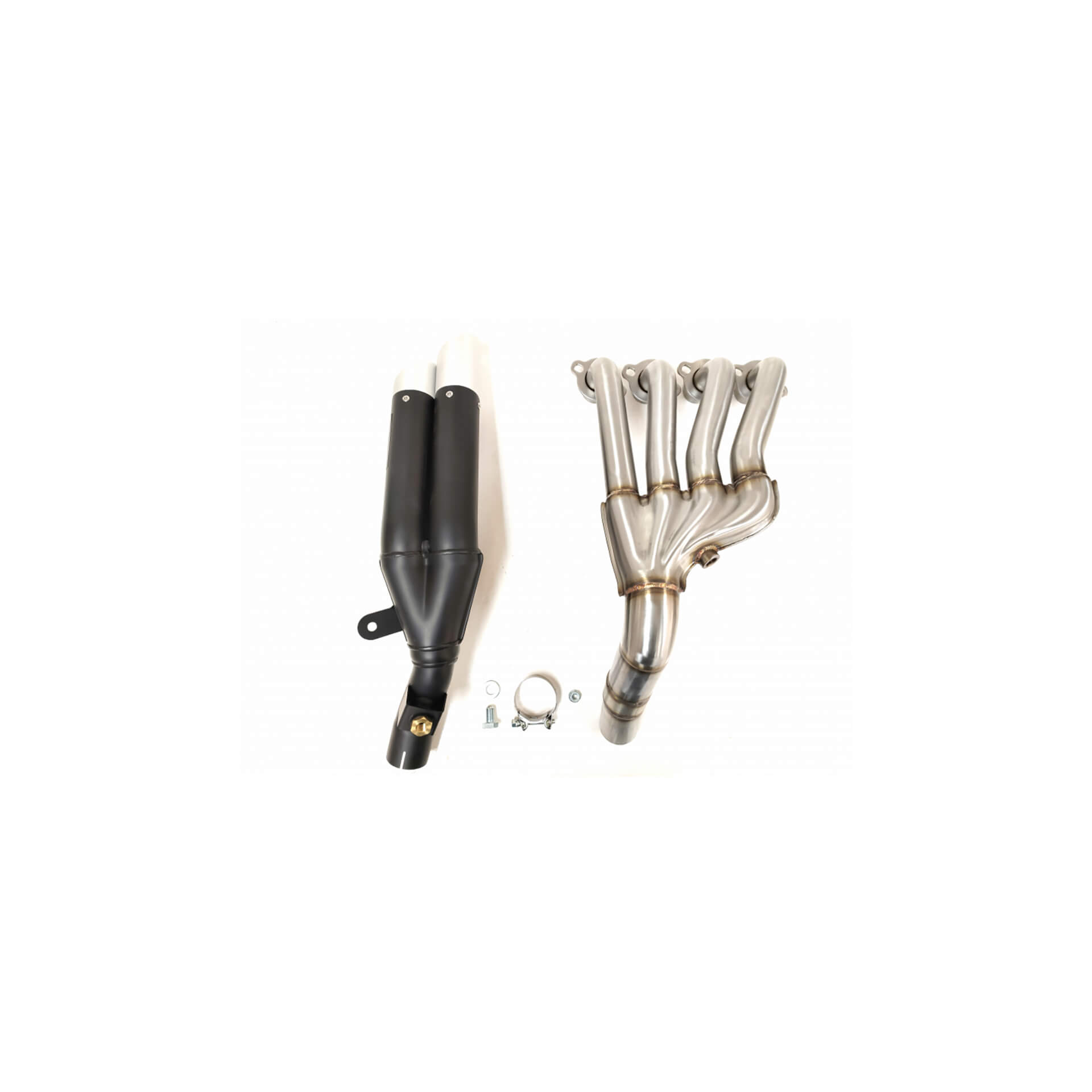 IXIL Hyperlow XL Système complet Honda CB 650 R /CBR 650 R, acier inoxydable noir, homologué E, Euro5