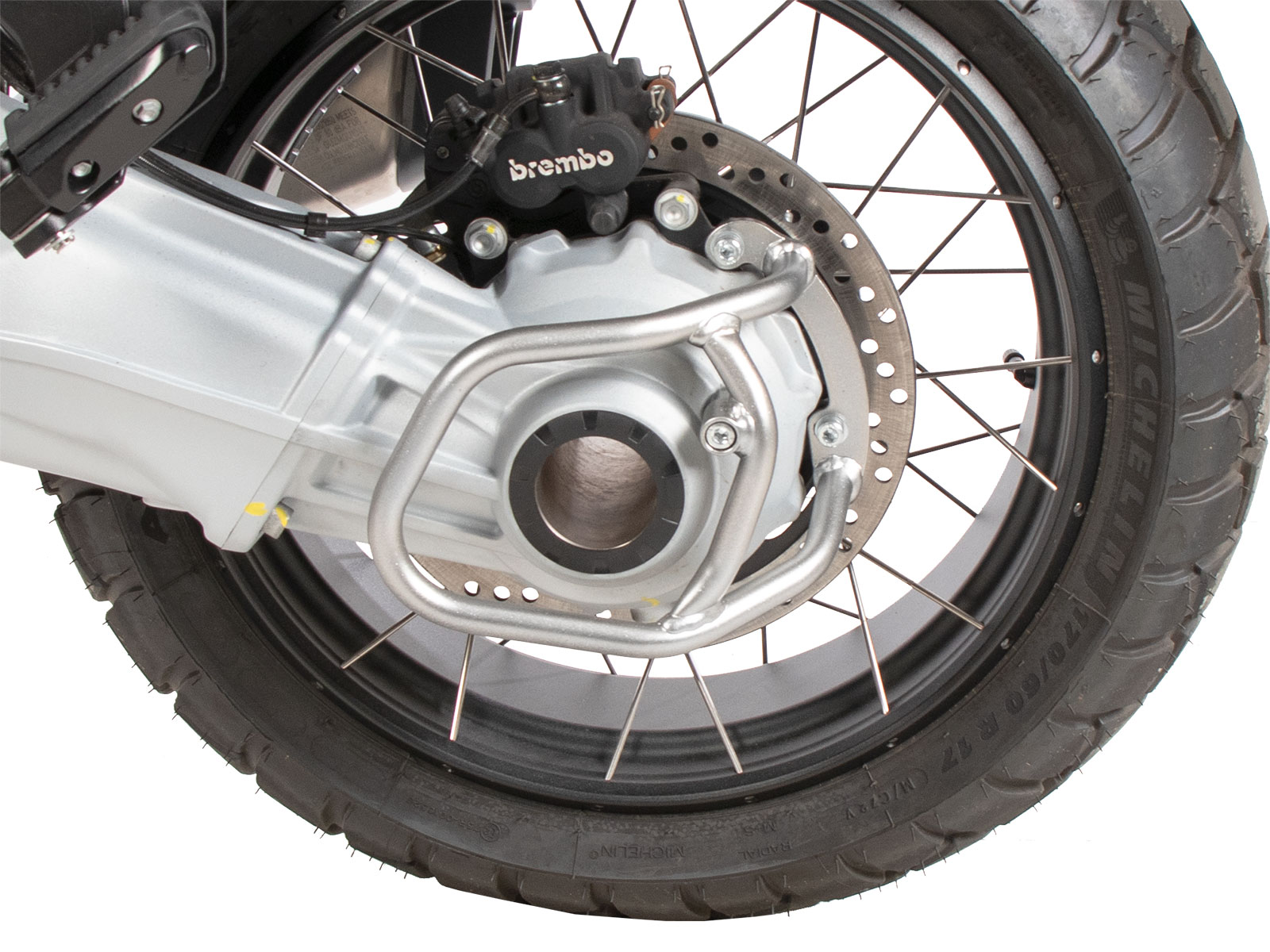 Protection de cardan argentée pour Moto Guzzi Stelvio (24-) Hepco & Becker