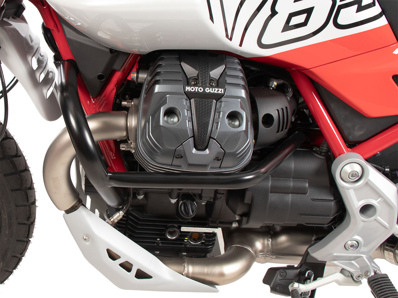Arceau de protection moteur noir pour Moto Guzzi V85 TT (24-) Hepco & Becker