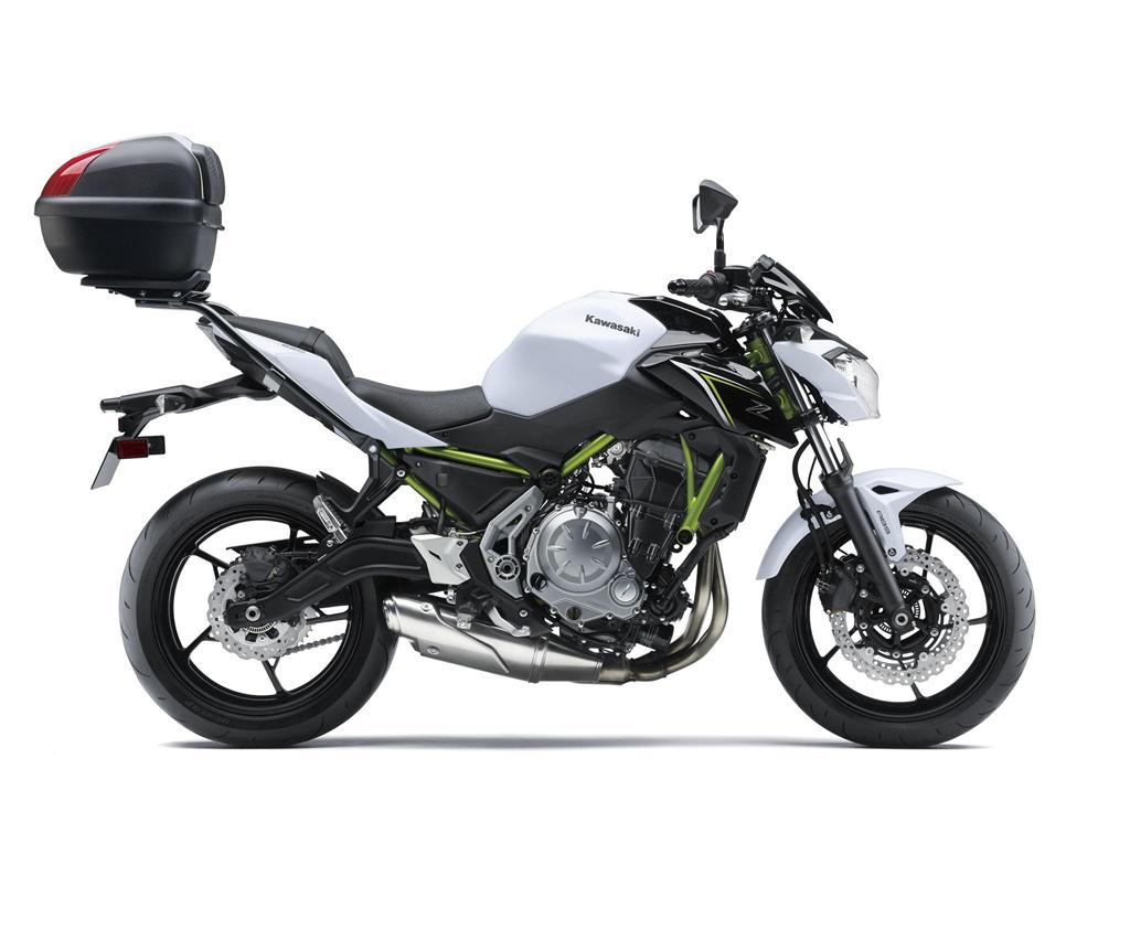 Top case (30L) avec plaque de support pour Kawasaki Ninja 650 / Z 650/S / Versys-X 300 Original