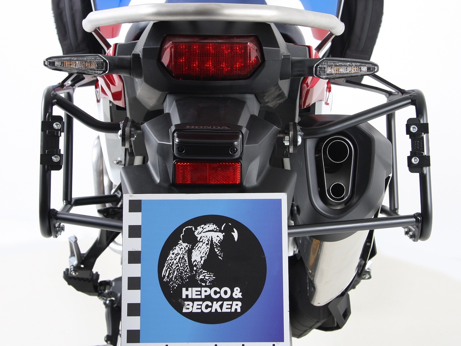 Porte-bagages latéral vissé noir pour Honda CRF 1000 Africa Twin (18-19) Hepco & Becker