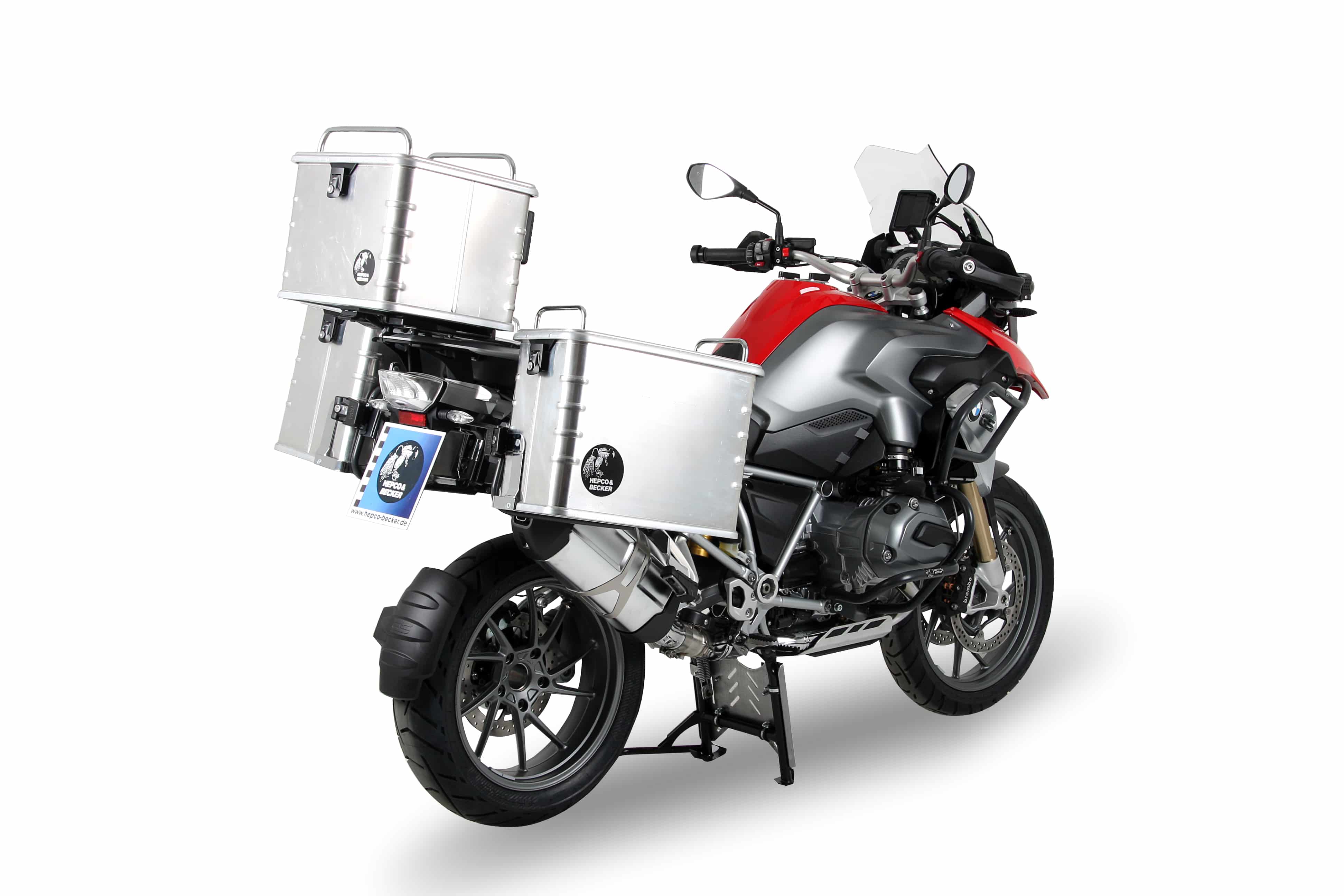 Porte-bagages latéraux Lock-it noir pour BMW R 1250 GS Adventure (19-24) Hepco & Becker