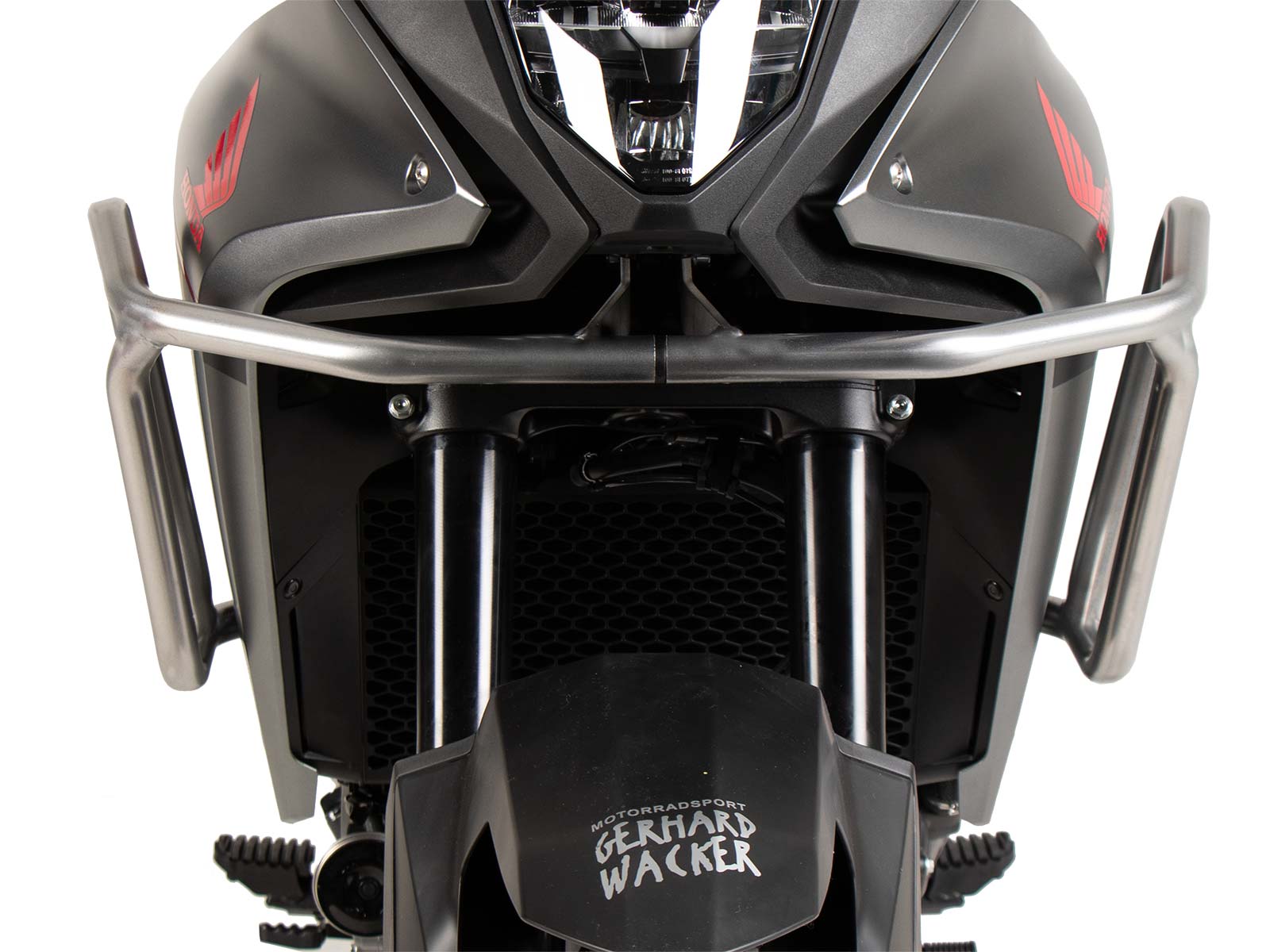 Arceau de protection du réservoir argenté pour Honda XL 750 Transalp (25- ) Hepco & Becker