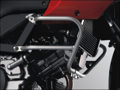 Arceau de protection moteur, argent pour Suzuki V-Strom 650 BJ. 2009-2011/ V-Strom 650 BJ. 2004-2008