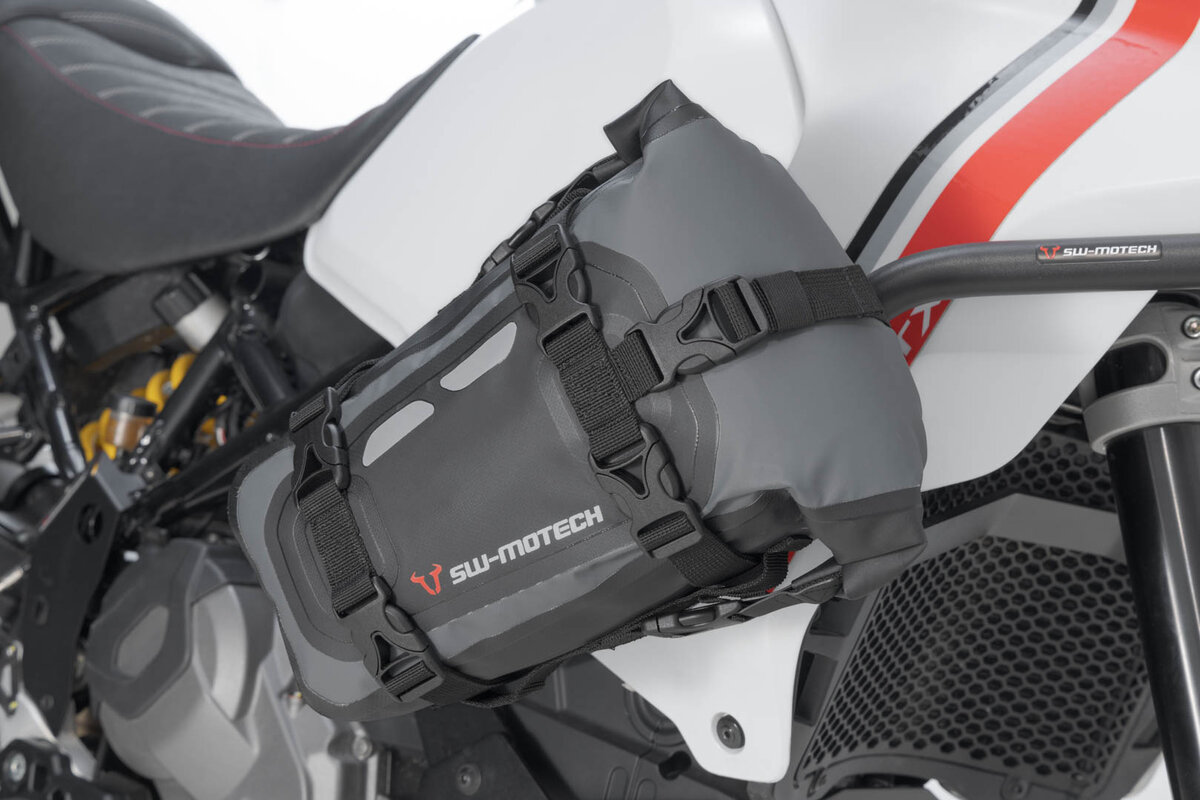 Drybag 80 sacoche arrière pour Aprilia RSV 1000 R /Tuono, noir / gris - SW Motech