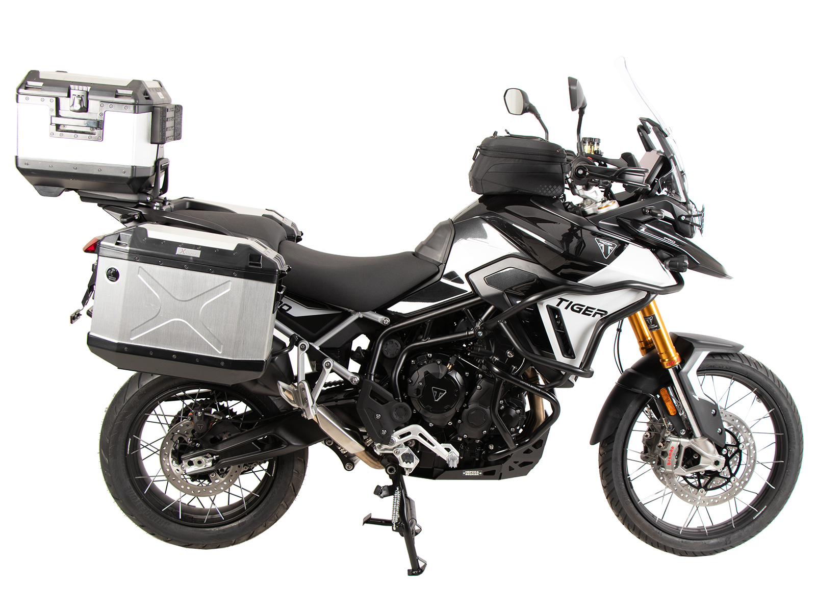 Support de topcase Alurack pour Triumph Tiger 900 Rally Pro (24-) Hepco & Becker