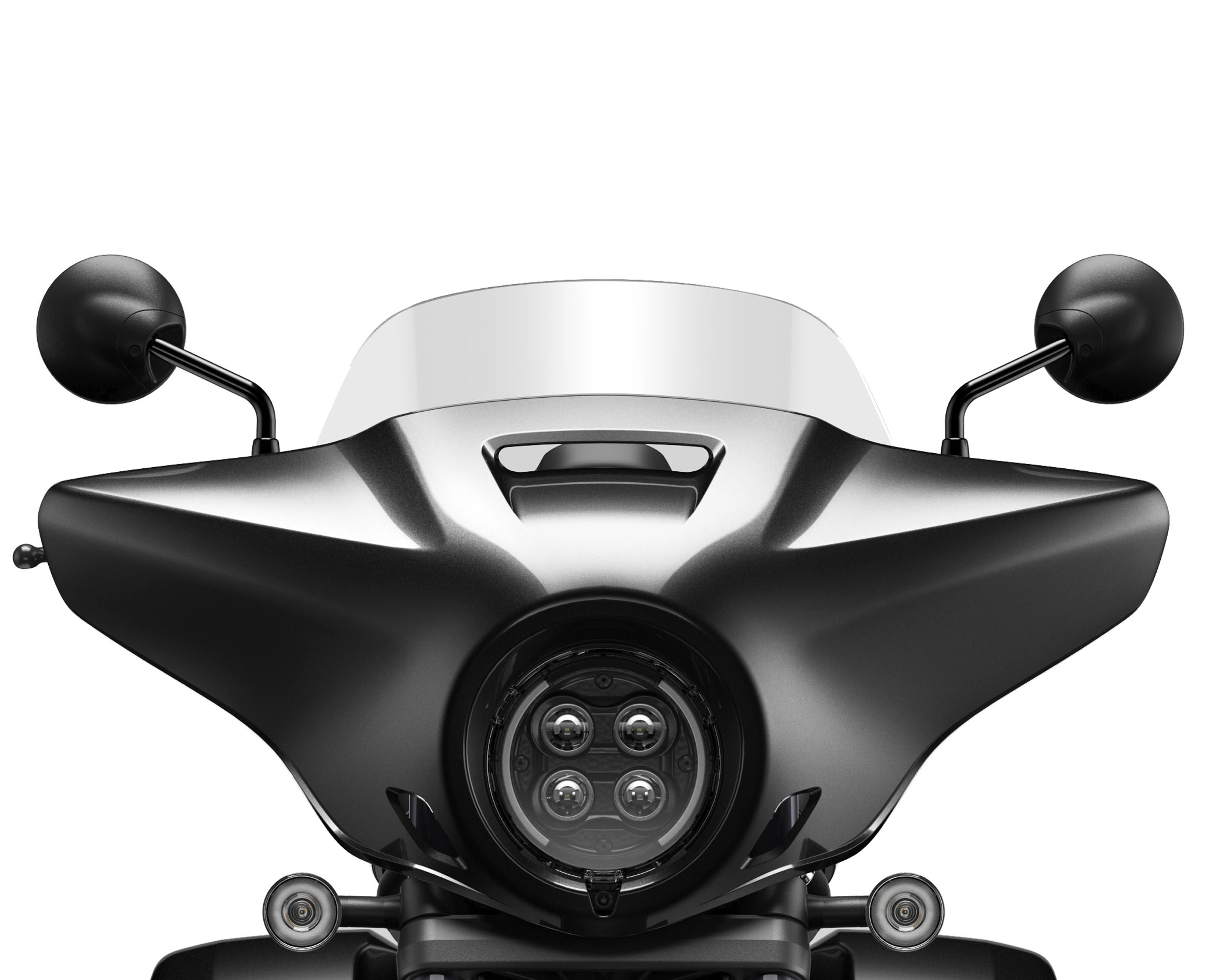 Pare-brise court pour carénage avant pour Honda CMX 1100 Rebel (21-)