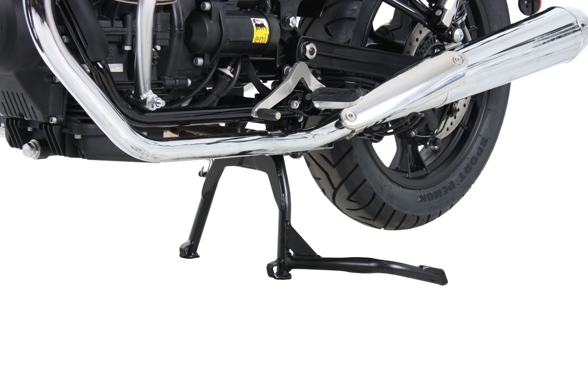 Béquille principale noire pour Moto Guzzi V7 850 Stone Corsa (2024) Hepco & Becker