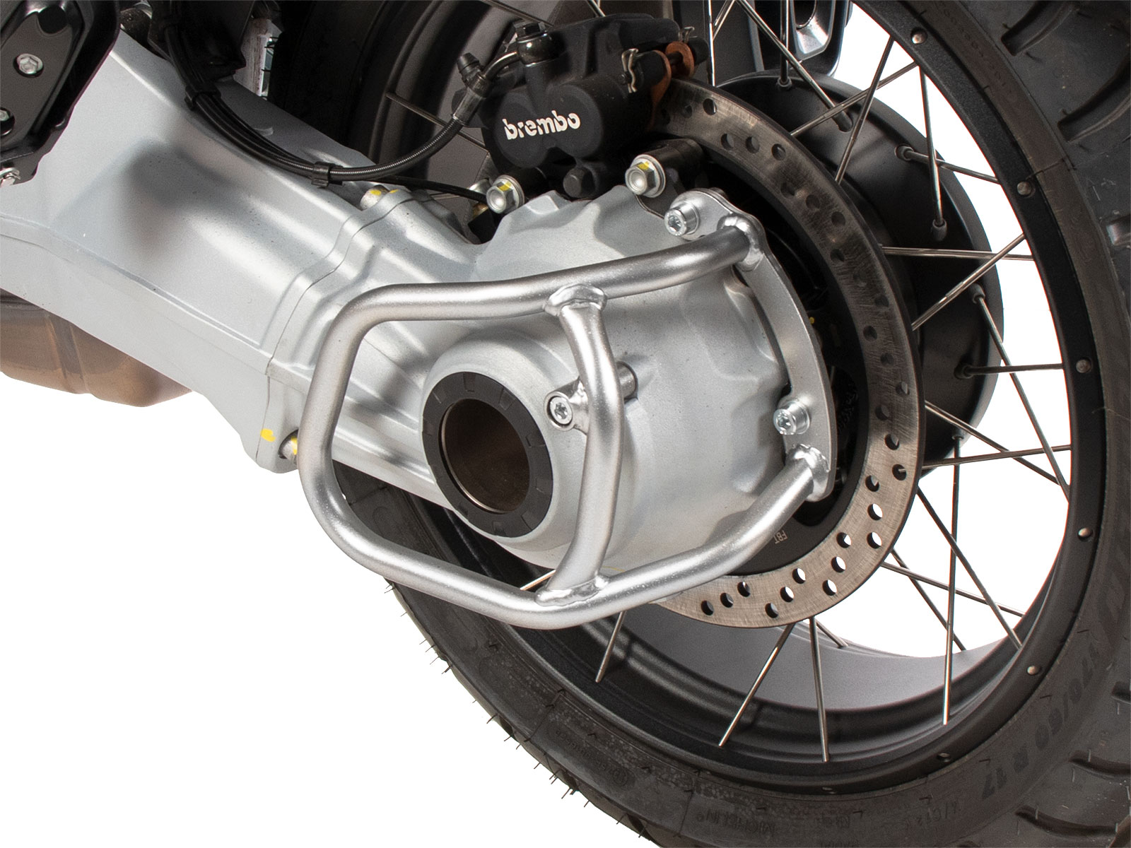 Protection de cardan argentée pour Moto Guzzi Stelvio (24-) Hepco & Becker