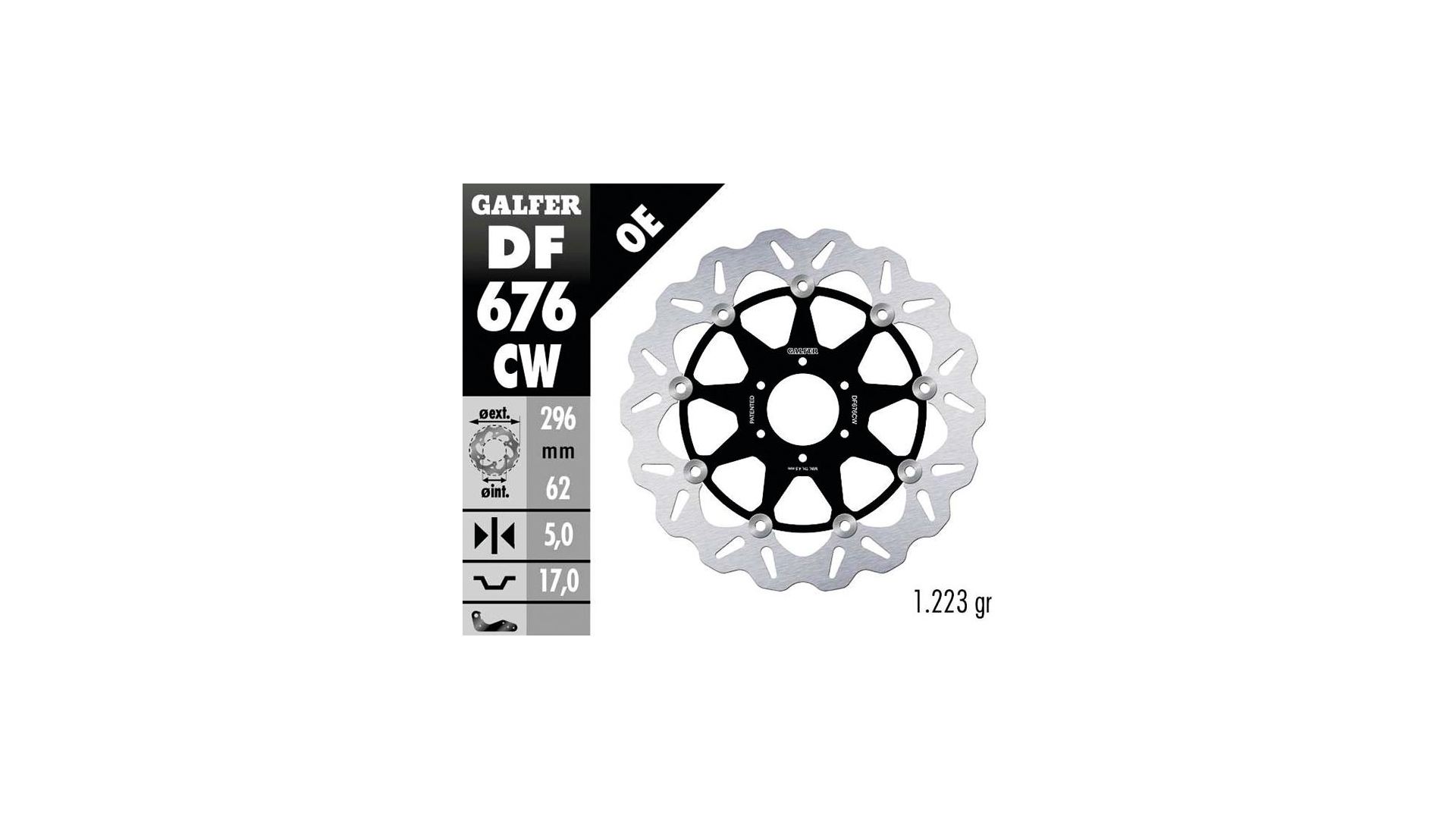 Disque de frein GALFER Wave "DF676"