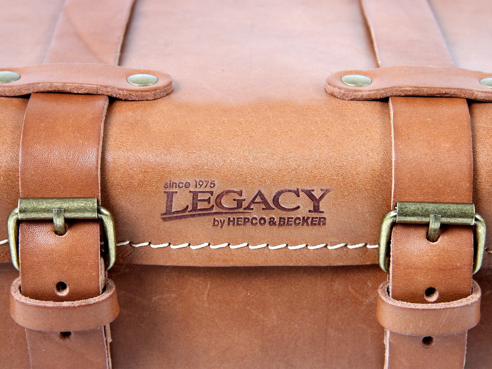 Sacoche arrière en cuir LEGACY Hepco & Becker