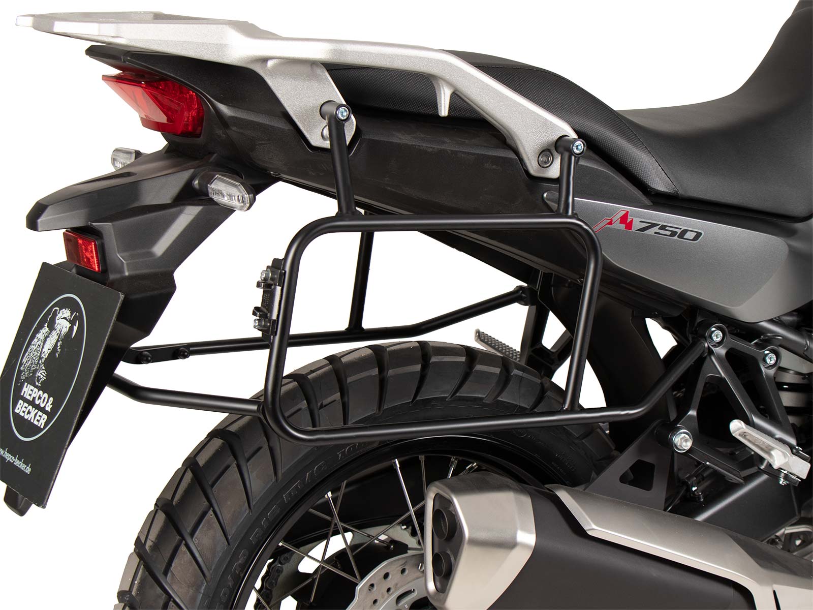 Porte-bagages latéral vissé noir pour Honda XL 750 Transalp (25- ) Hepco & Becker