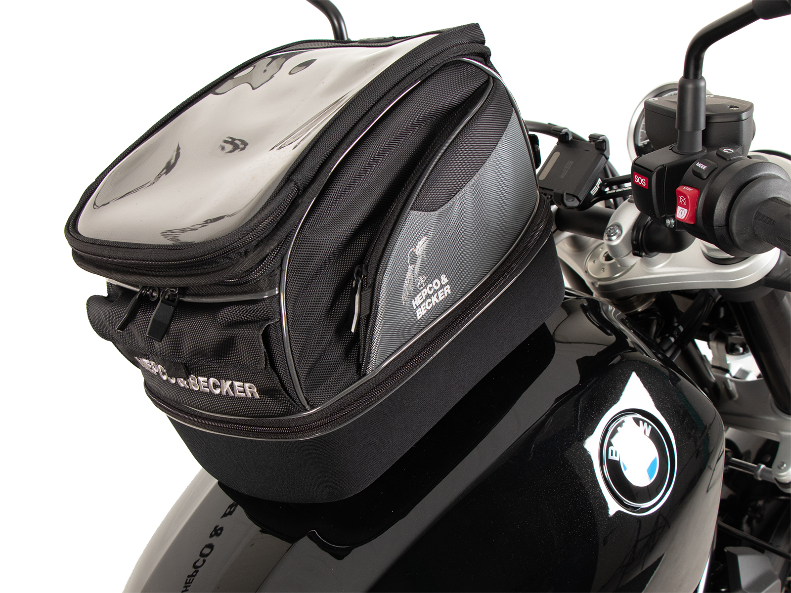 Anneau de réservoir Basic y compris unité de fermeture de la sacoche de réservoir pour BMW R 12 (24-) Hepco & Becker