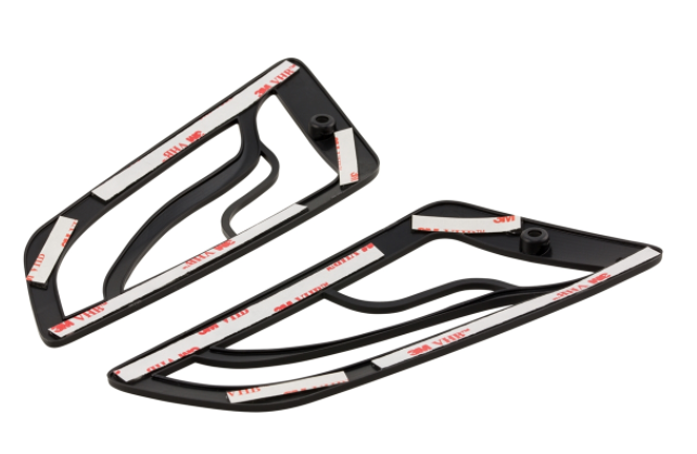 Grille de clignotant droite et gauche, avant pour Vespa GTS/​GTS Super/​GTV/​GT 60/​GT/​GT L, noir mat