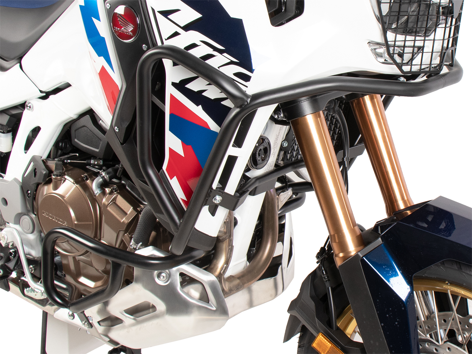 Etrier de renfort en acier inoxydable pour arceau de protection de réservoir H&B pour CRF 1100 Africa Twin Adventure Sports (24-)