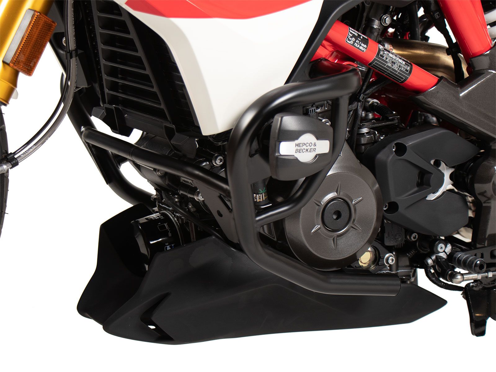 Arceau de protection du moteur avec protectionpad noir pour BMW G 310 GS (17-) Hepco & Becker