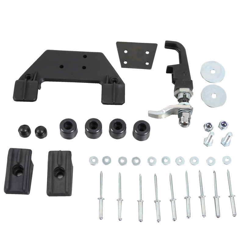Kit de fixation rapide (à monter soi-même) pour sacoches en cuir à monter sur les supports de sacoches tubulaires (1 depuis
