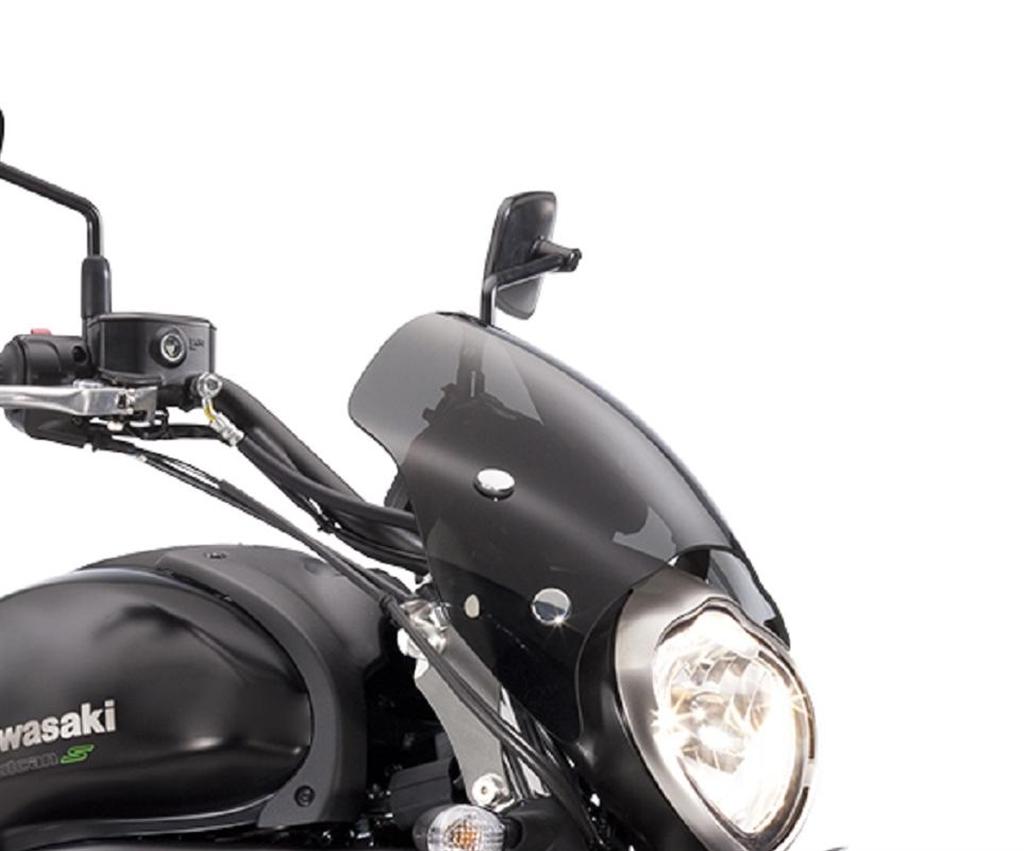 Pare-brise CAFE STYLE teinté Quick Release pour Vulcan S (année 15-19) original Kawasaki
