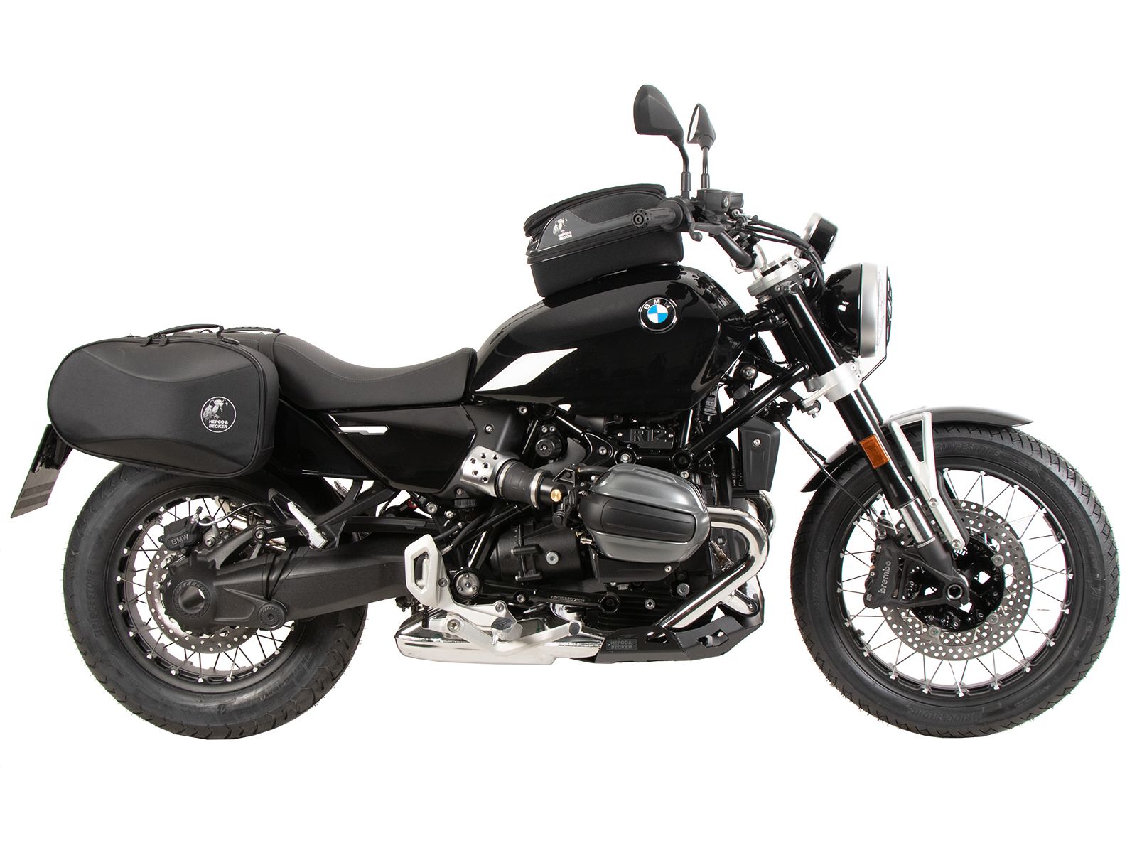 Support latéral C-Bow noir pour BMW R 12 (24-) Hepco & Becker