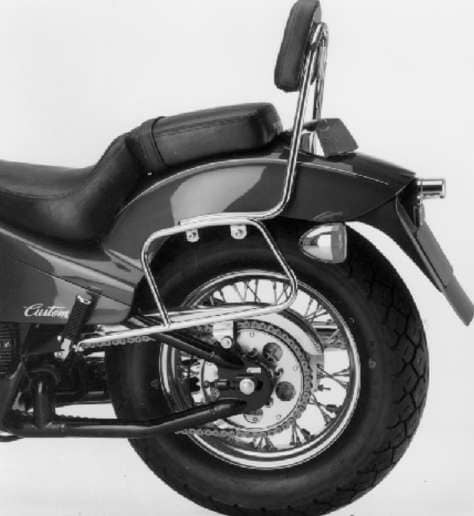 Porte-sac en cuir tubulaire chromé pour Honda VT 600 C (88-00) Hepco & Becker
