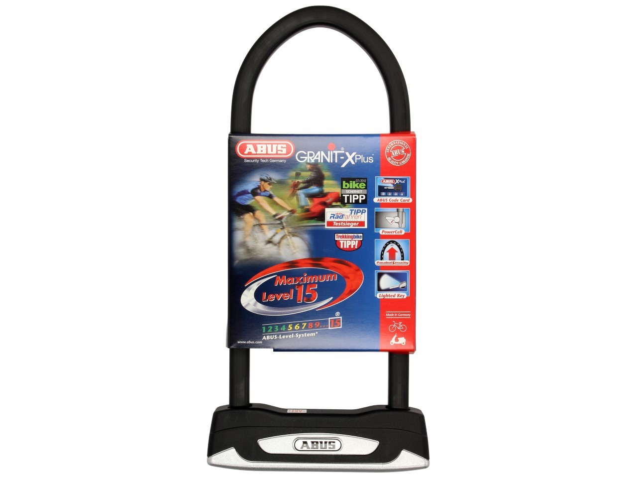 Antivol à arceau ABUS 260x83 Granit Power 58 pour moto, scooter & Vespa