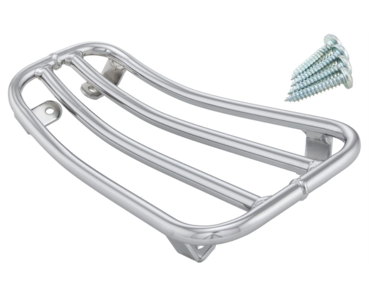 Porte-bagages passe-partout chromé pour Vespa Primavera/Sprint 50-150ccm