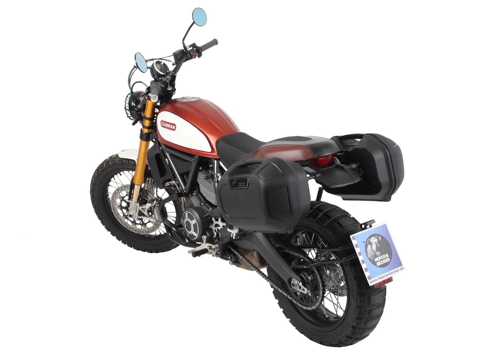 Jeu de valises latérales Orbit pour support C-Bow Hepco & Becker