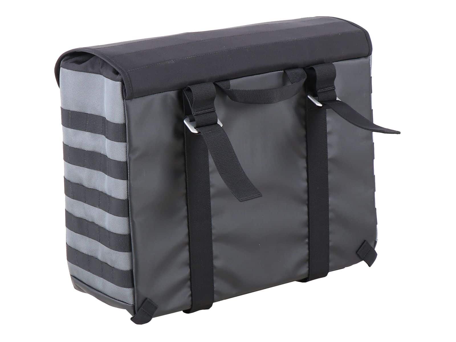 Kit de sacoches latérales Xtravel Basic y compris 2x plaque d'adaptation universelle pour les supports de sacoches latérales tubulaires