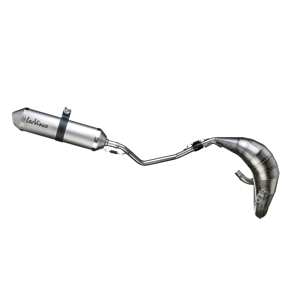 LeoVince, Système d'échappement Hand Made X-Fight, acier pour Yamaha TZR 50 (Bj.03-13)
