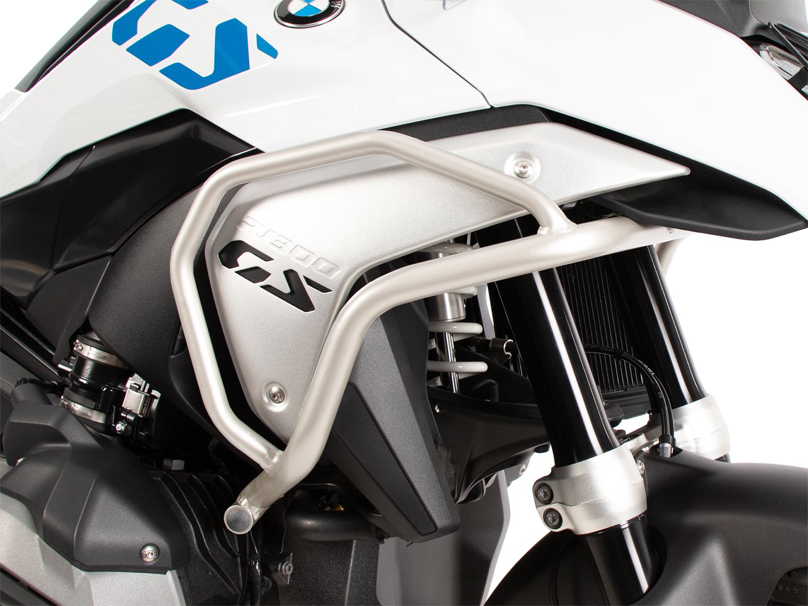 Arceau de protection du réservoir en acier inoxydable pour l'arceau de protection du moteur original BMW pour BMW R 1300 GS (23-) Hepco & Becker