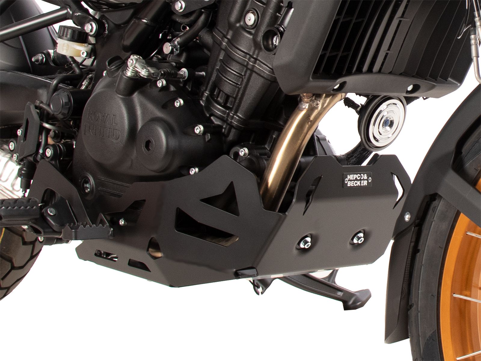 Plaque de protection moteur noire pour Royal Enfield Himalayan 450 (24-)