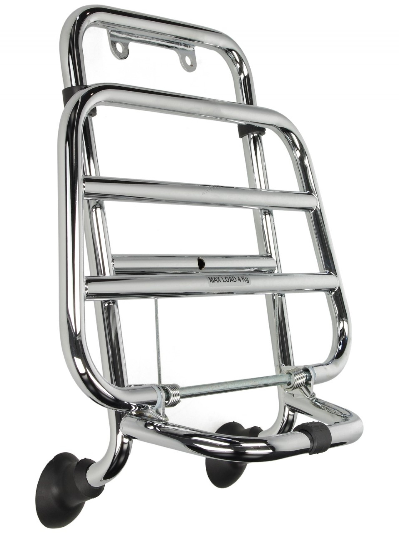 Porte-bagages avant, chromé, rabattable, pour Vespa GTS
