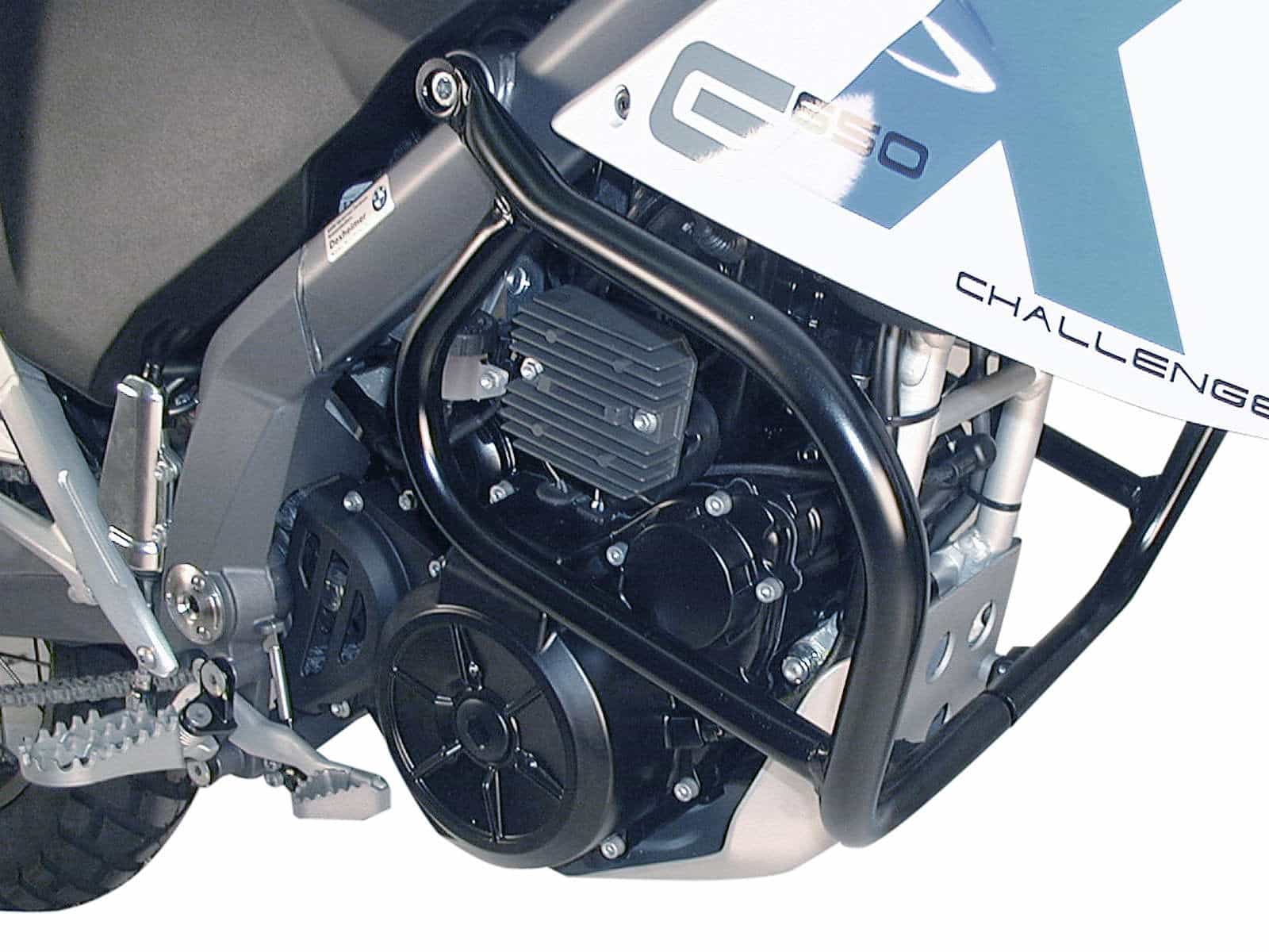Arceau de protection moteur noir pour BMW G 650 X Country/Challenge (07-10) Hepco & Becker