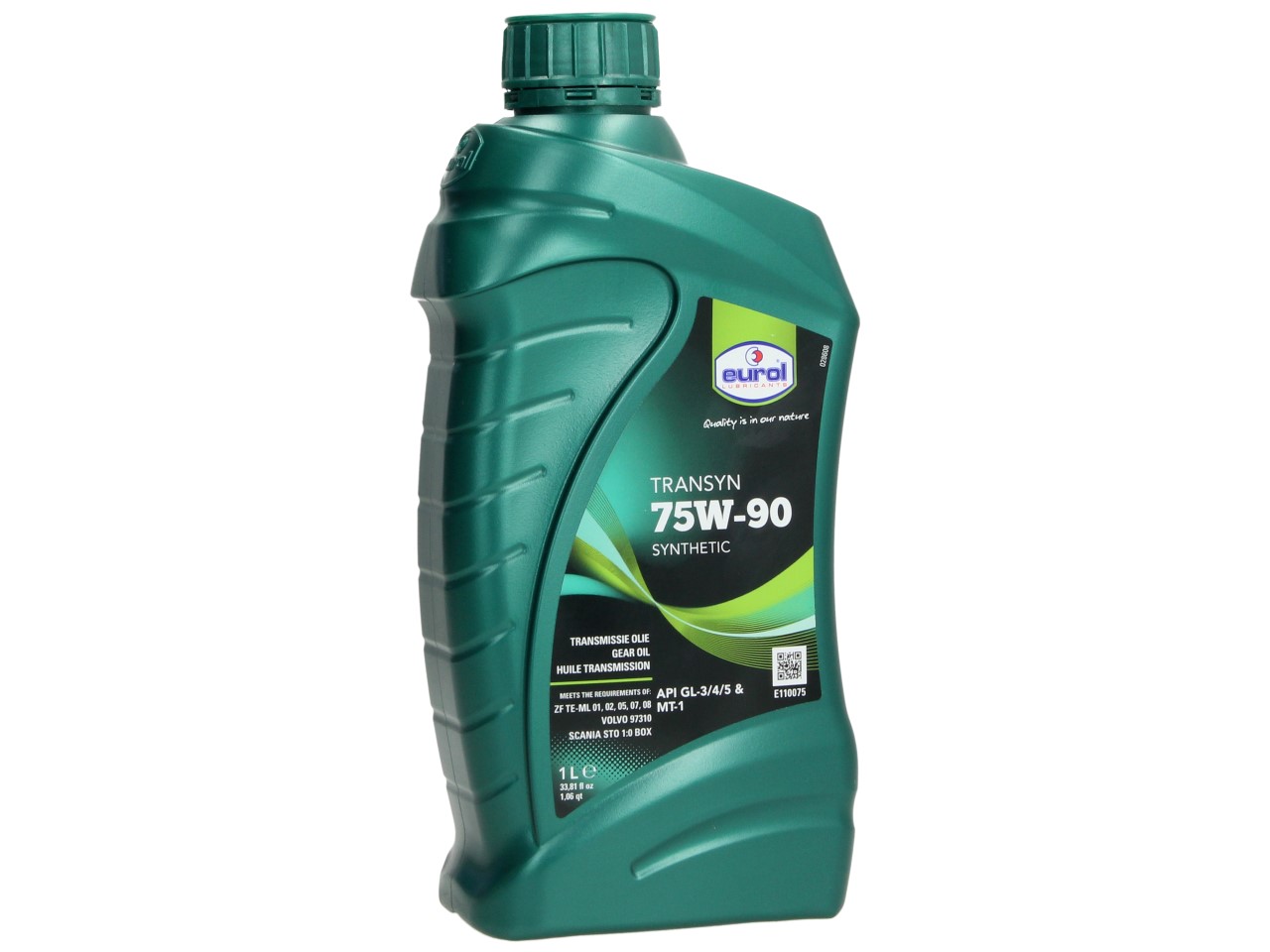 Huile de transmission Eurol, 75W/90, Total Drive Line, 1 l, semi-synthétique, API