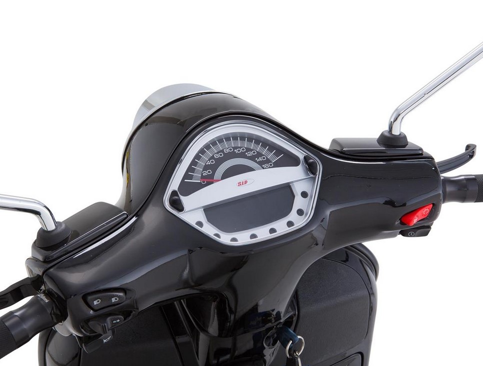 Compte-tours/tachymètre pour Vespa GTS/GTS Super 125-300ccm ('14-'16), argenté