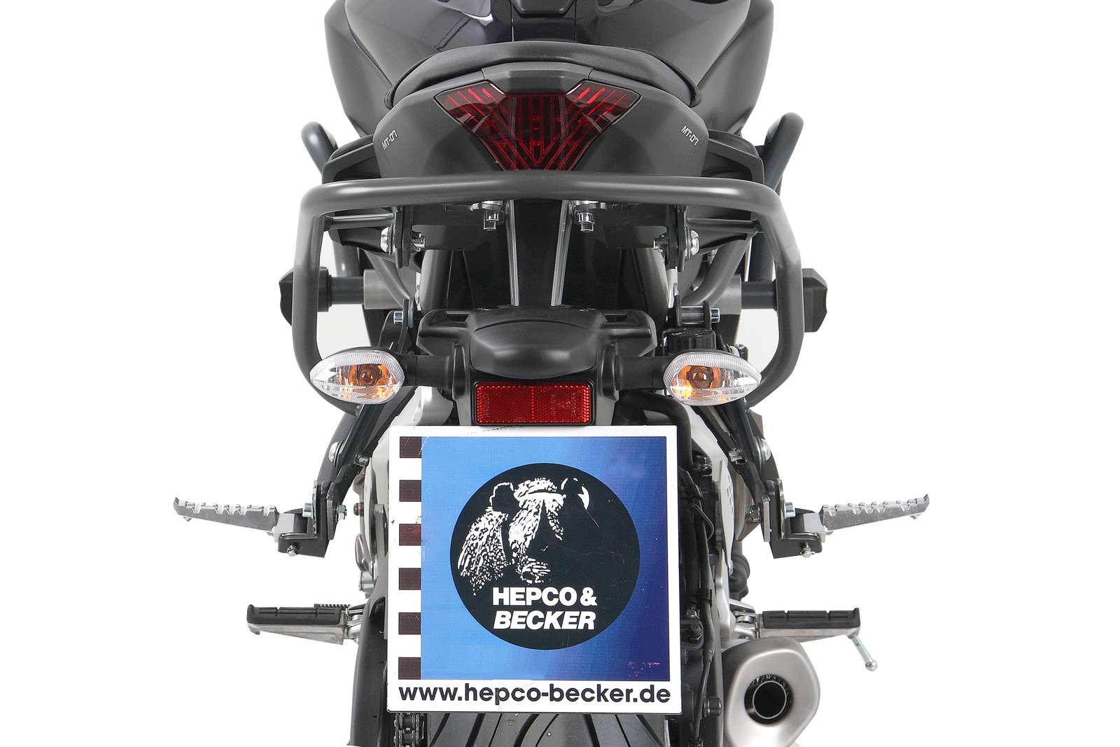 Arceau de protection arrière Lock it anthracite pour Yamaha MT-07 (année 14-17) Hepco & Becker