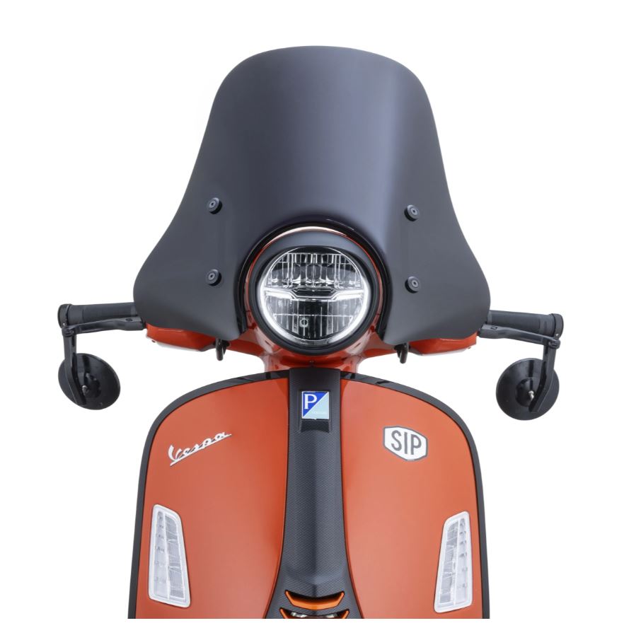 Pare-brise ERMAX Sportivo H 305 mm pour Vespa GTS/GTS Super (`23-), teinté noir