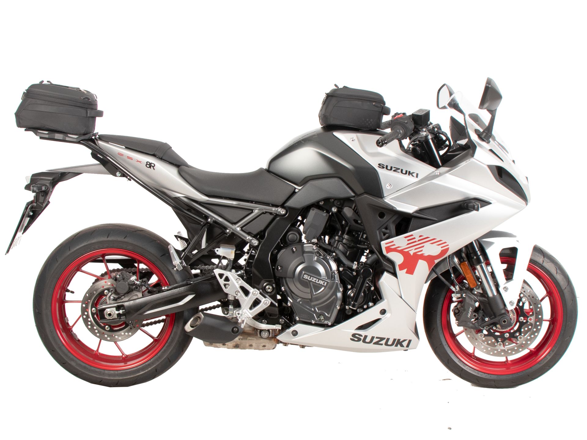 Porte-bagages arrière Smartrack noir pour Suzuki GSX-8R (24-) Hepco & Becker