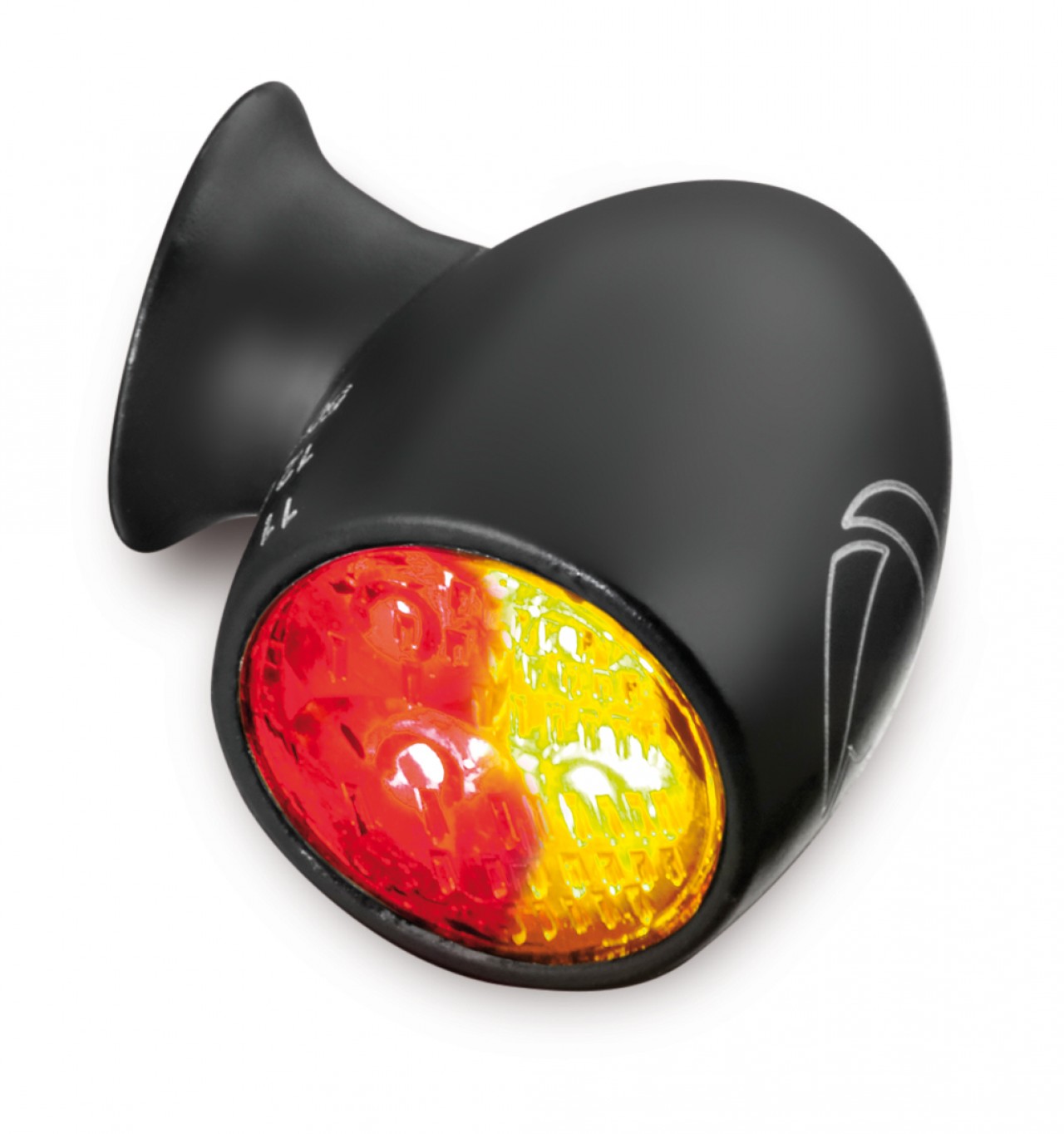 Kellermann Clignotant, feu arrière et feu stop, Atto DF, acier, LED, HL/HR 12 V, noir mat