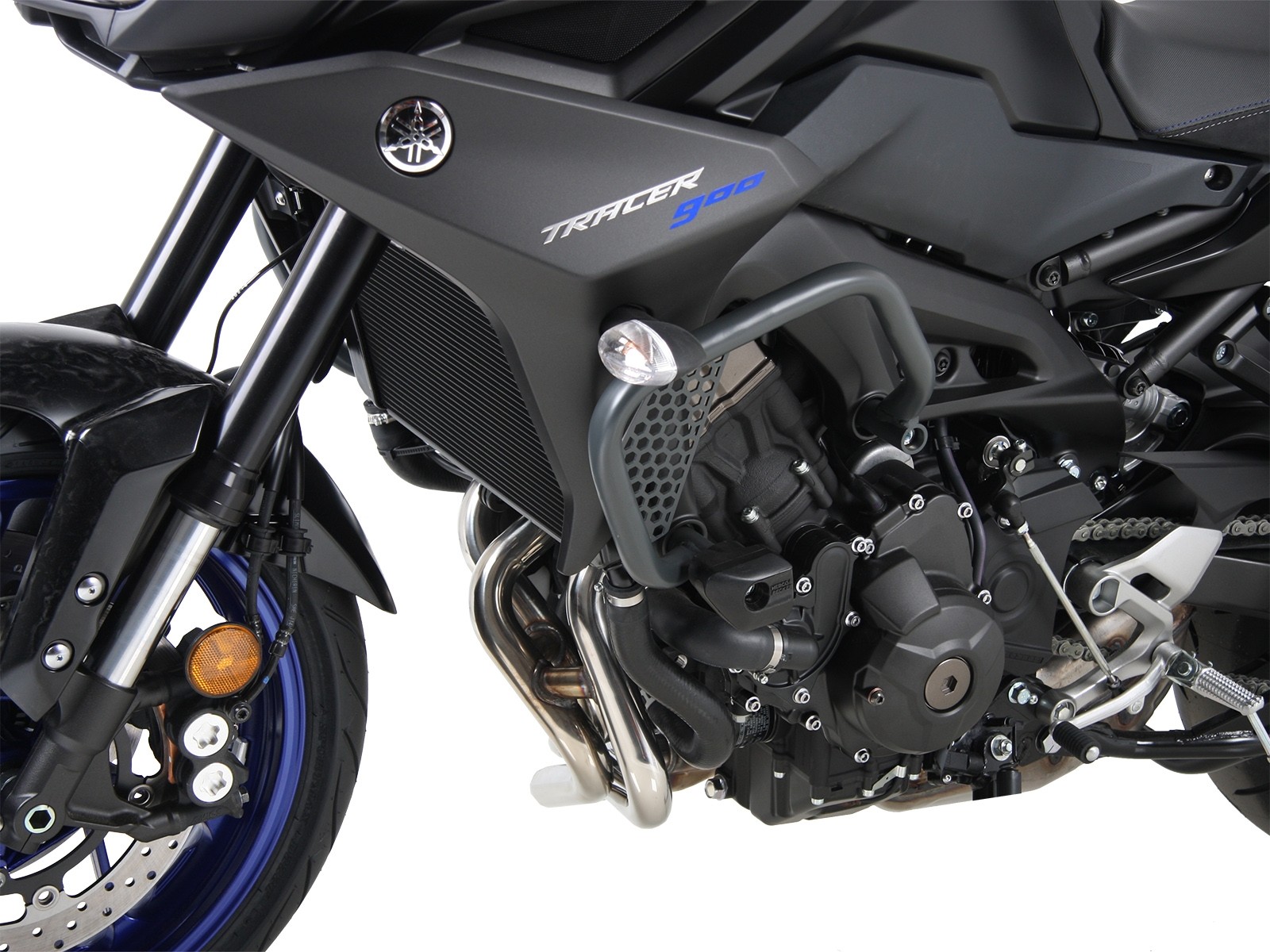 Arceau de protection moteur noir pour Yamaha Tracer 900 / GT (année 18-) Hepco & Becker