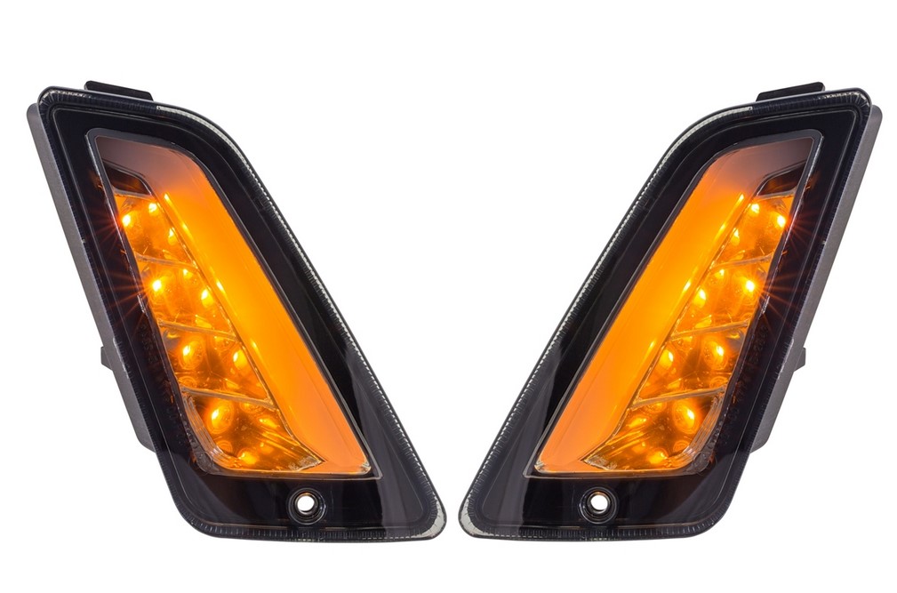 Kit clignotants avant & arrière pour Vespa GTS/GTS Super/GTV/GT 60/GT/GT L ('03-'13), teintés