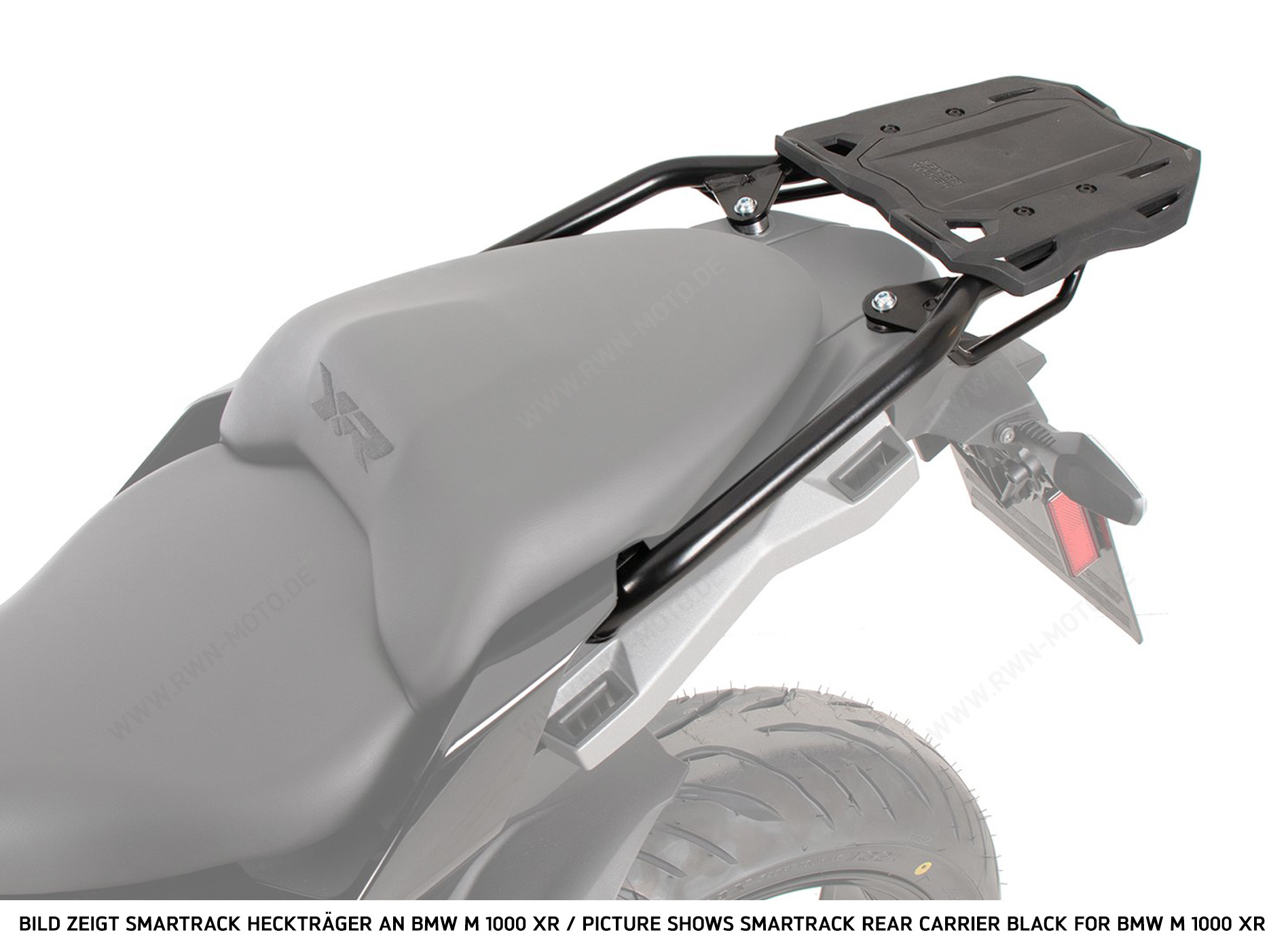 Porte-bagages arrière Smartrack noir pour BMW S 1000 XR (24-) Hepco & Becker
