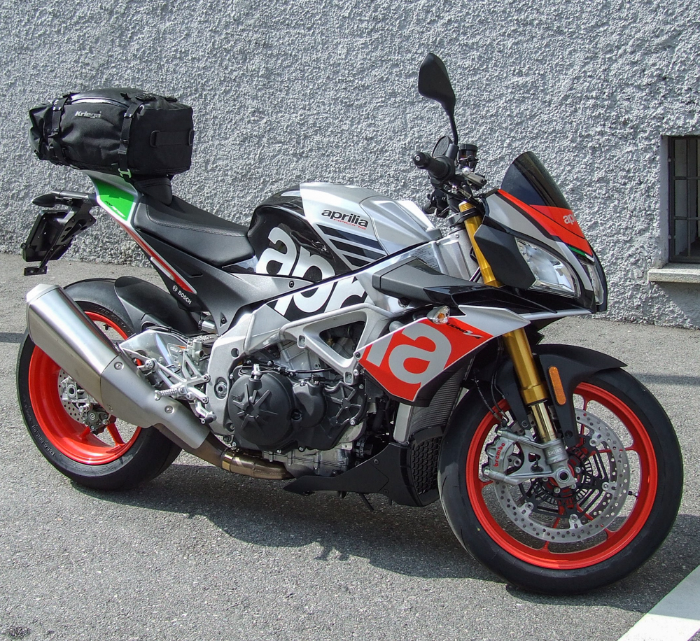 Kriega US-Drypack Kit de montage pour Aprilia Tuono V4 Factory / RR & RSV4 RF / RR