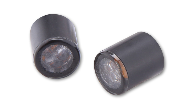 HIGHSIDER pro Proton Module LED clignotant/feu de position noir/teinté 2en1, homologué E (paire)