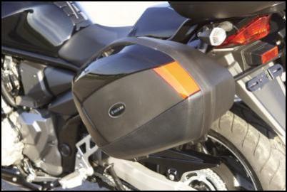 Cache valises latérales, noir pour Suzuki GSF1250S Bj. 2007-2014/ GSF1250S Bj. 2015-2016