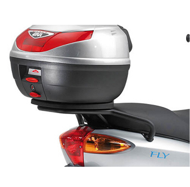 Support de top case Givi noir pour valise monolock pour Derbi 50 / 125 Boulevard /Piaggio FLY 50-125