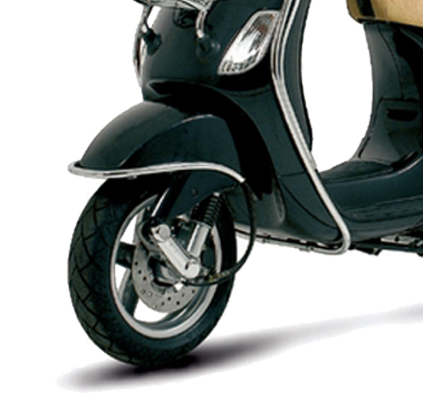 Pare-chocs original garde-boue avant Vespa LX / LXV